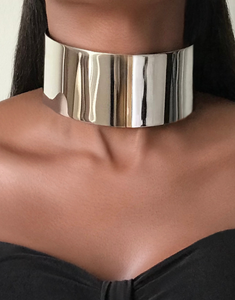 CLEOPATRA Silver Choker