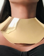 Load image into Gallery viewer, ZAGAZIG Gold Statement Maxi Choker Necklace
