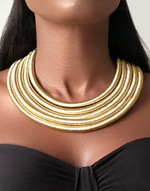 Carregar imagem no visualizador da galeria, ALEXANDRIA Multilayer Gold Rope Necklace
