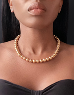 Carregar imagem no visualizador da galeria, VALLEY Beaded Necklace Gold
