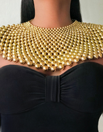 Charger l&#39;image dans la galerie, ASYUT African Gold King Beaded Necklace
