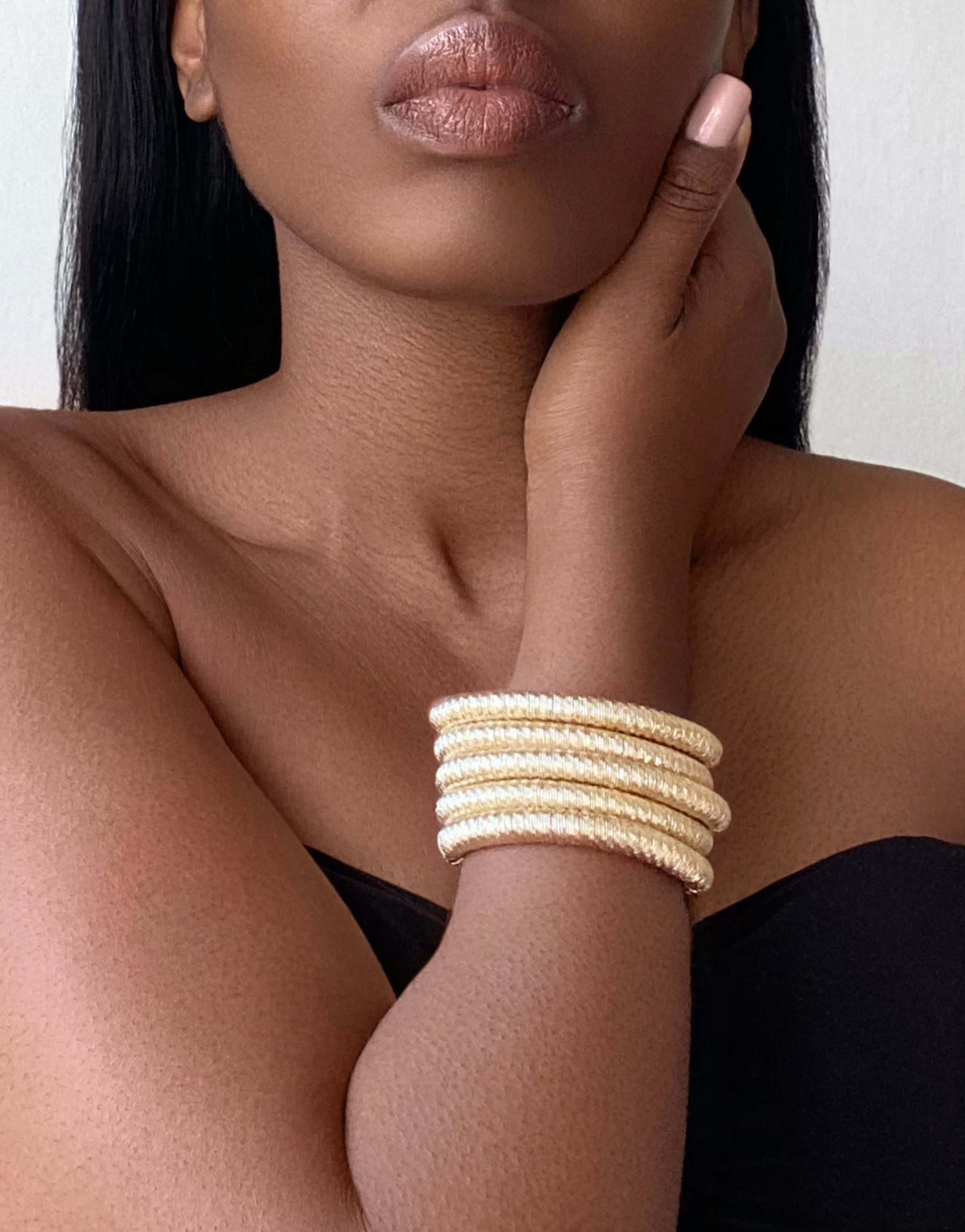 ALEXANDRIA Multilayer Gold Rope Bracelet