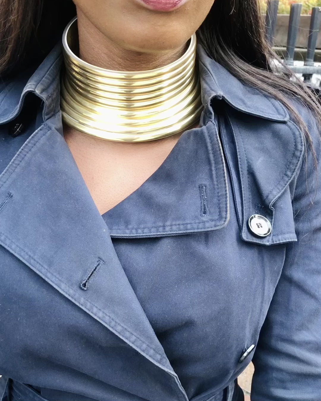 TANTA Statement African Gold Choker